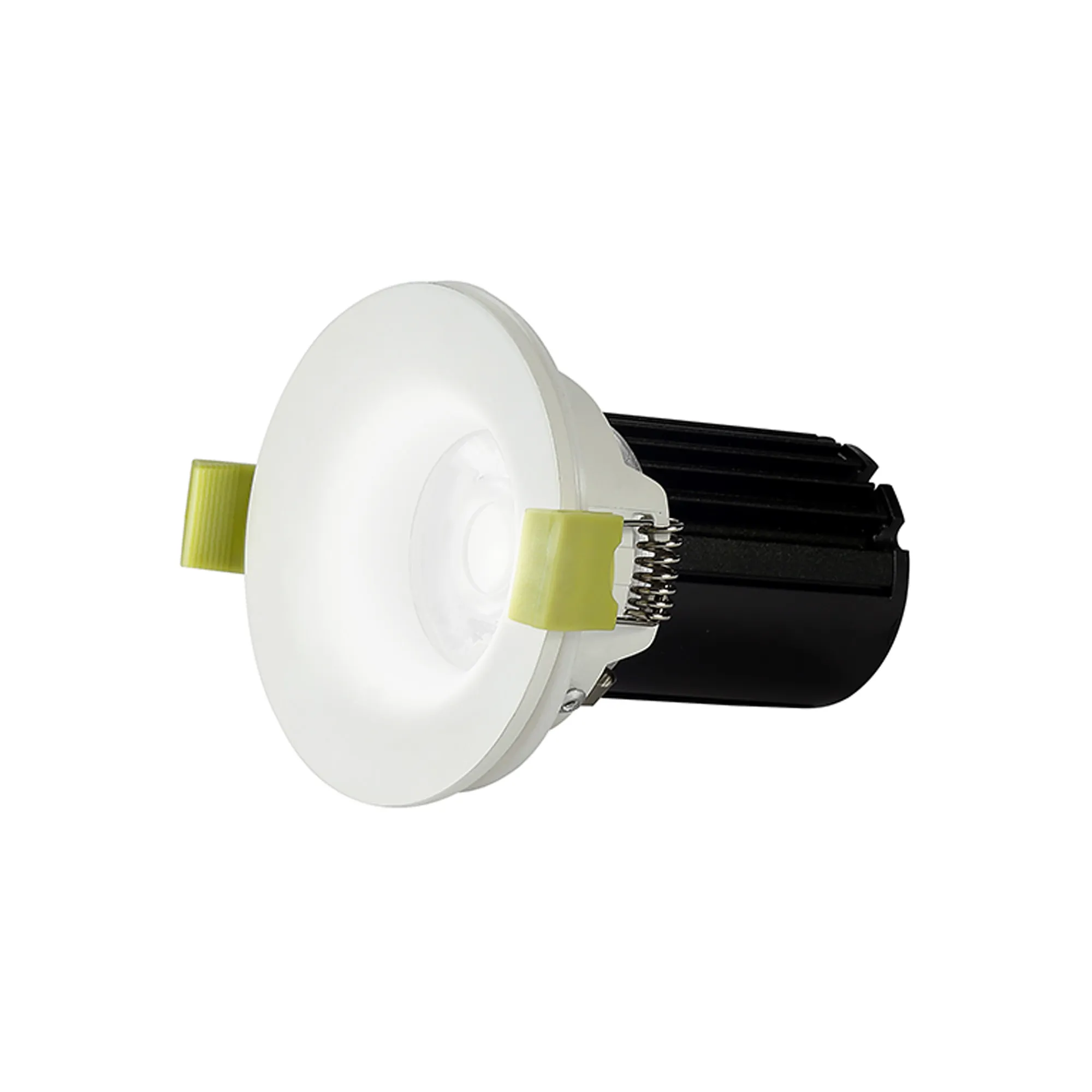 Bruve 12 Tridonic powered 12W 3000K 1200lm 36° LED Engine,300mA , CRI>90 LED Engine Matt White Fixed Round Recessed Downlight, Inner Glass cover, IP65 DM202492  Dlux Bruve 12 IP65